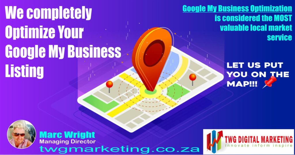 Google My Business Optimization Cape Town South Africa